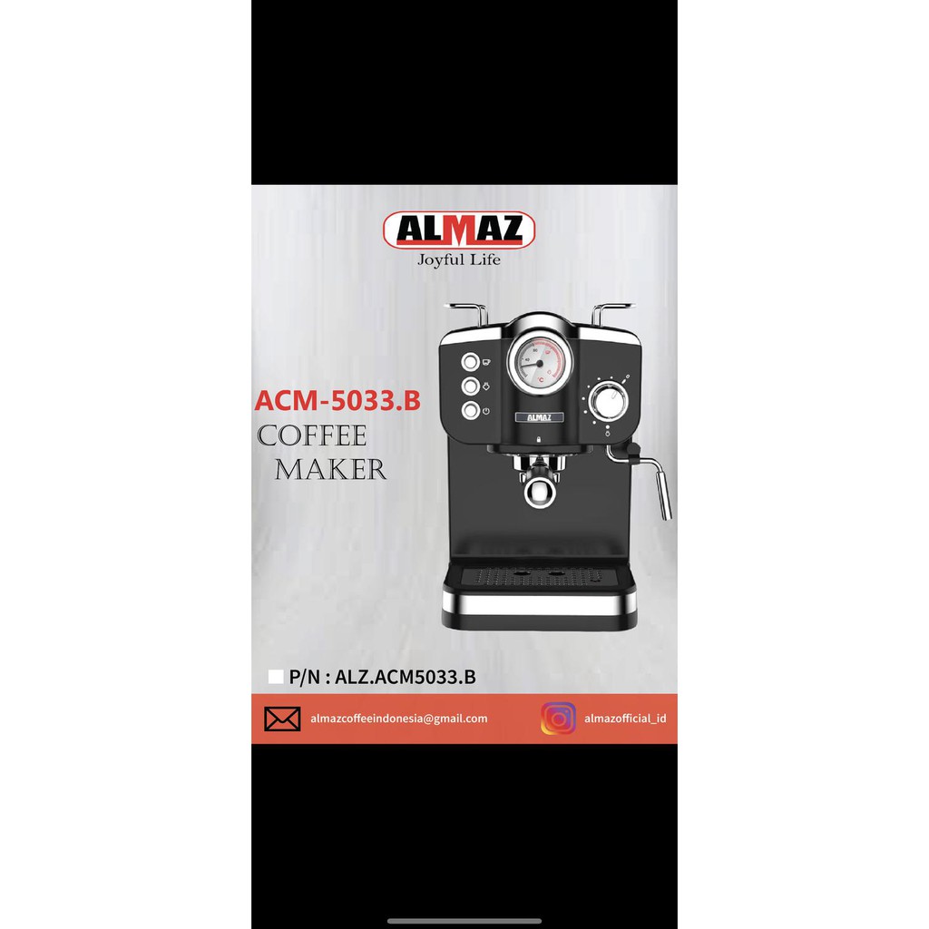 Mesin Kopi Espresso ACM5033.B ACM 5033 Coffee Maker Almaz