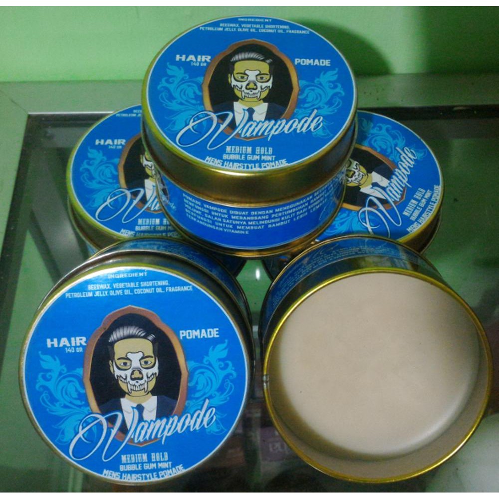 Pomade Oil Based Harum Bubble Gum Mint Aroma BUBBLEGUM MINTs BEST POMMADE