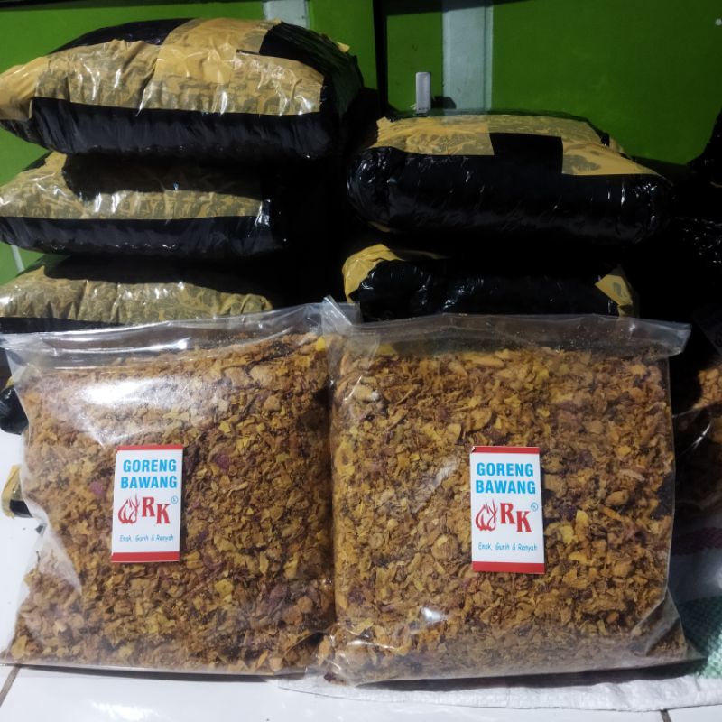 

paket 1kg bawang goreng siap saji/bawang goreng merah kriuk kriuk/ bawang merah lezat gurih