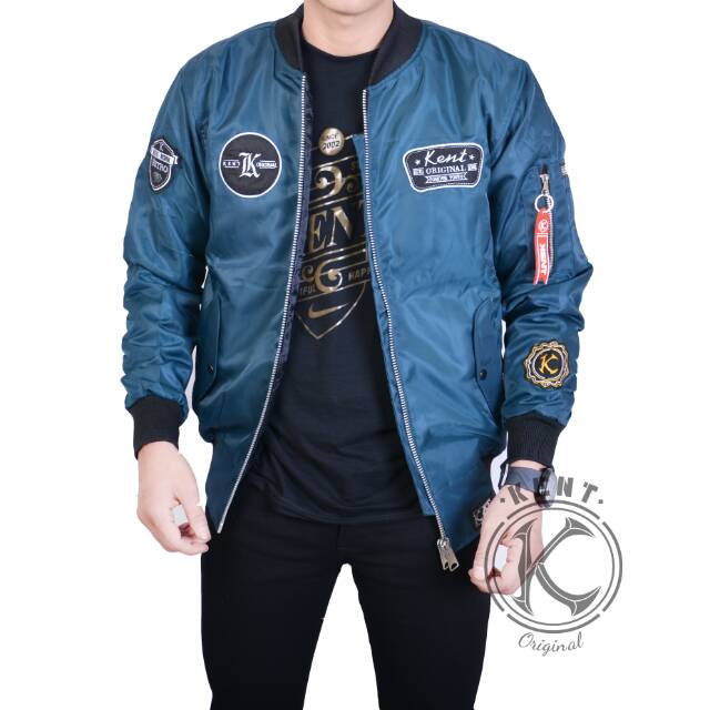 Kent Jaket Bomber Pilot Retro Tosca