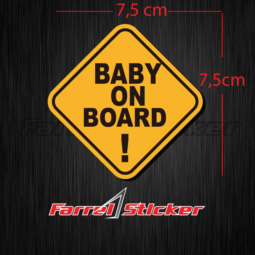 stiker bayi sticker baby onboard