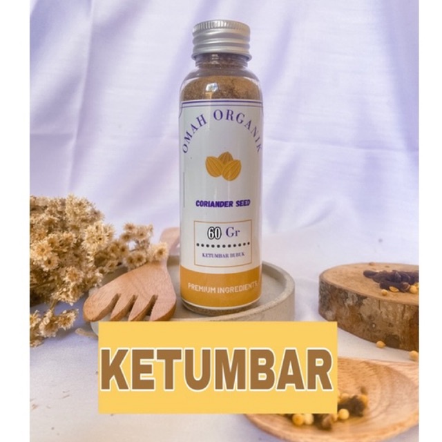 

OMAHORGANIC Ketumbar bubuk 50gram / tumbar bubuk / coriander powder