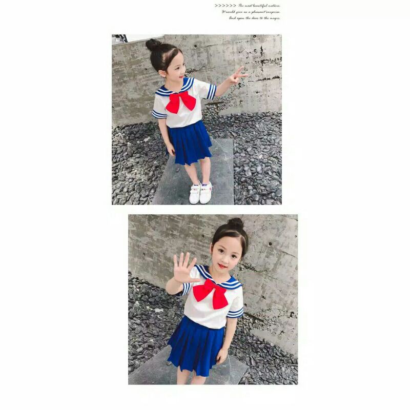 Kids uniform (kd009) Seifuku japan korean seragam sekolah anak cosplay