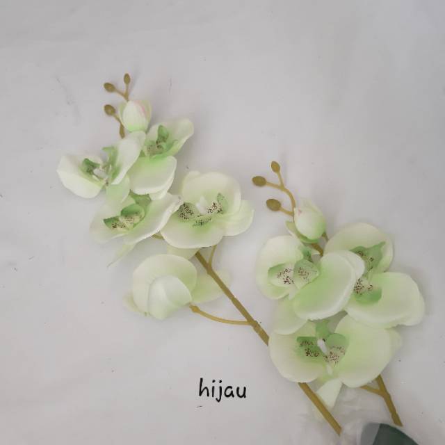 ANGGREK MEKAR X2 - bunga plastik palsu artificial home decor shabby chic grosir anggrek murah-2
