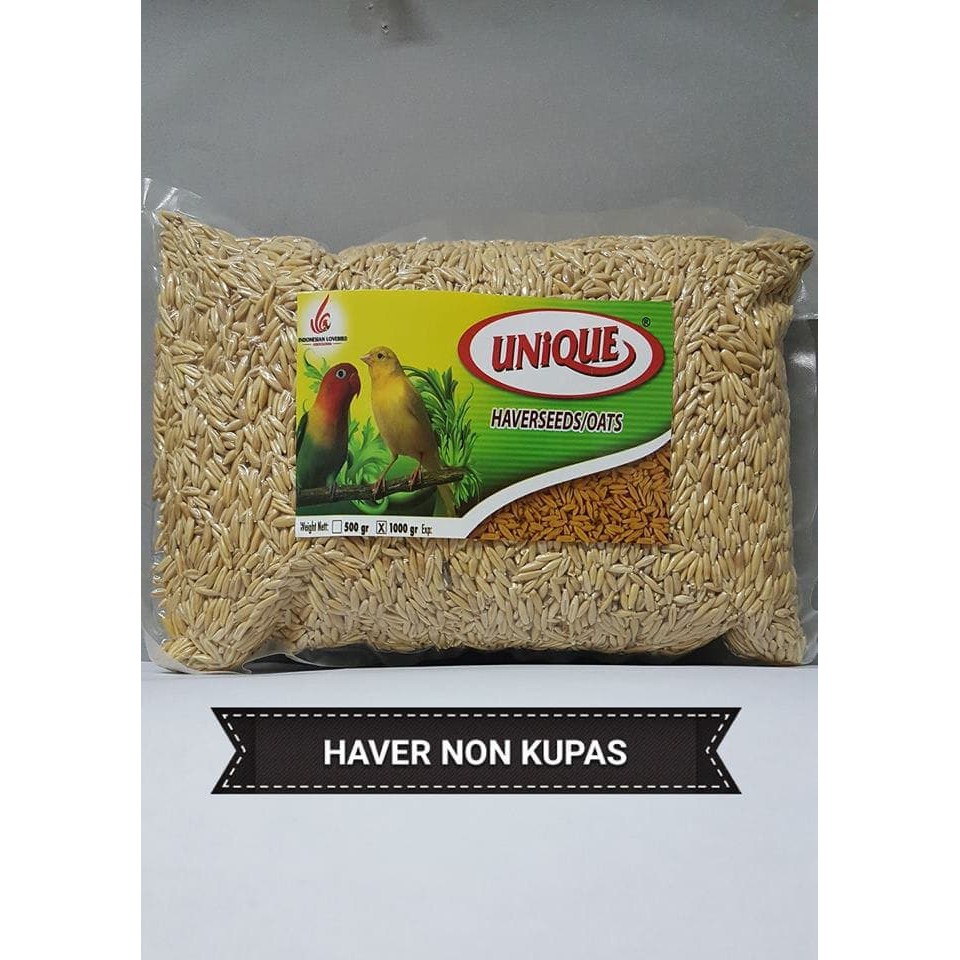 Haver Kulit Unique 1kg Vacuum Non Kupas Shopee Indonesia
