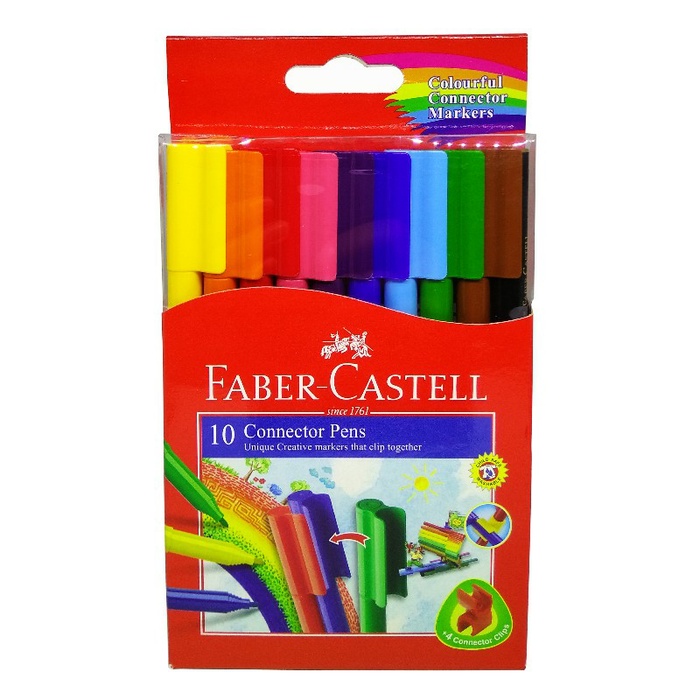 

ATK9 Connector Pen Faber Castell 10 Warna #11150A Spidol Colours Craft - SHSNP