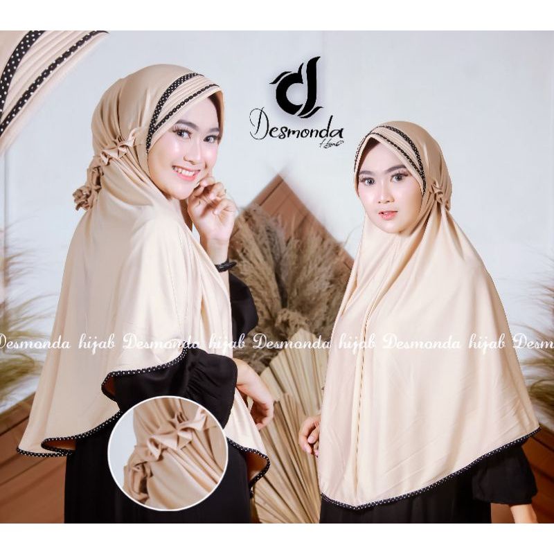 Kerudung Dewasa Jumbo Ainun Kriwil Premium |fashion