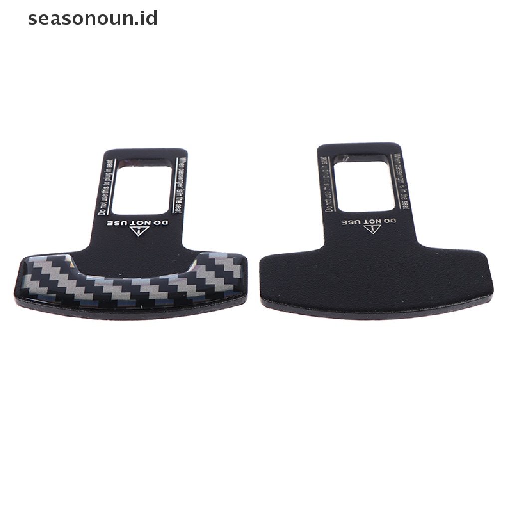 【seasonoun】 Car Safety Buckle Clasp Plug Clip Seat Belt Card Buckle Seat Belt Accessories .