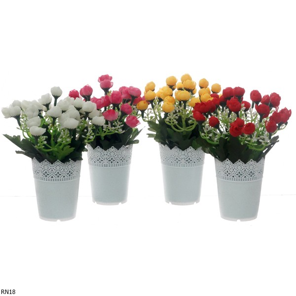Bunga Plastik Ranunculus Mini RN18