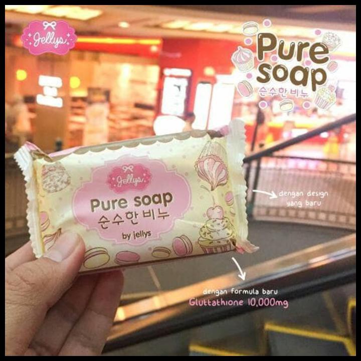 TERMURAH PURE SOAP BY JELLY 100% ORIGINAL - PURE SOAP JELLY WHITENING ASLI