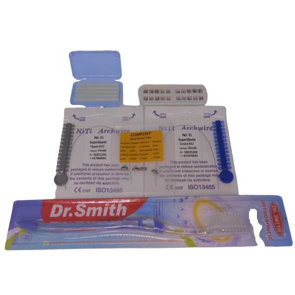 Paket Behel Permanen Bracket Metal Aegis Mini Roth Plus Sikat Ortho Dr Smith