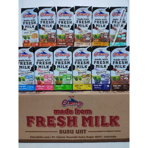 

1 DUS SUSU CIMORY UHT FRESH MILK 250ml / 250 ml 1 KARTON