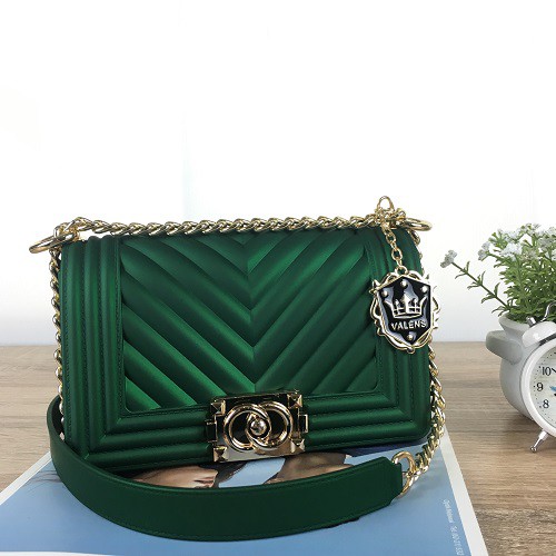 SQR0094 SMALL CHANEL BOY CHEVRON TAS JELLY MATTE PARTY BAG SLINGBAG TOYBOY TAS BATAM TAS IMPORT