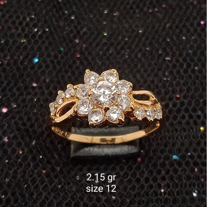 Cincin Emas 17K - 2.15 gr Kadar 750 - 1086