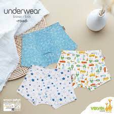 Velvet Junior Celana Dalam Boxer Anak Isi 3 Pcs