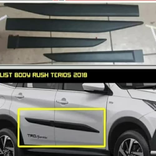[Eksterior Mobil] List Body Rush Terios 2018-2019 Side Moulding Rush Terios