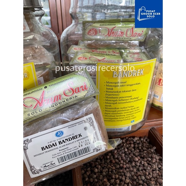 

Bandrek Arum Sari Isi 10pcs ( Original, Super, Creamer )