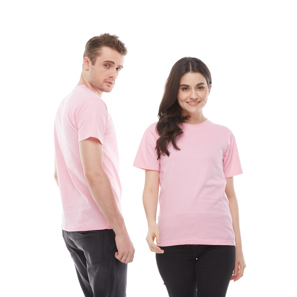 PINK BABY Cotton Combed 20s Lengan Pendek (PRIA &amp; WANITA)