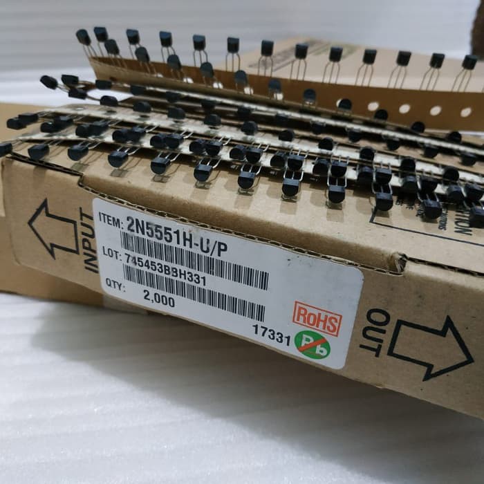 Transistor 2n5401 2n5551 KEC Original / 2n 5401 2n 5551 kec