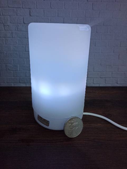 Humidifier ultrasonic led RGB rainbow diffuser pelembab udara aromaterapi atomizing HUMI AJ213 jnp