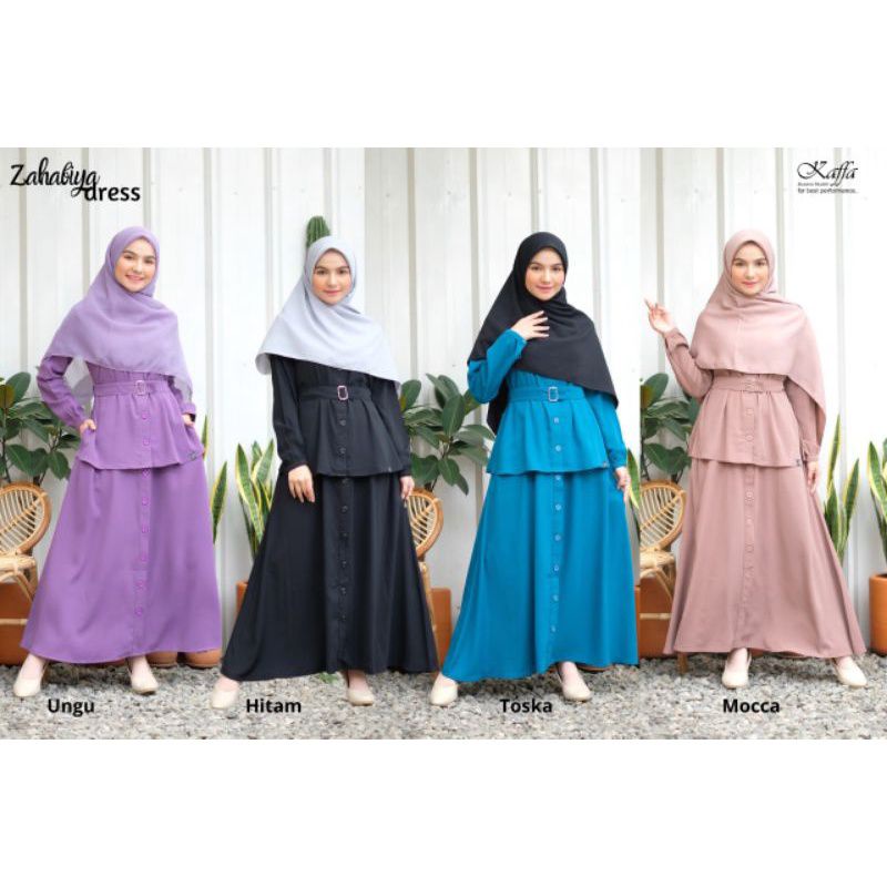 dress zahabiya Kaffa busana