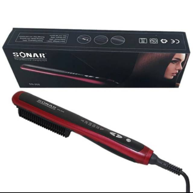 ASL Hair Straightener Comb Brush ASL 908