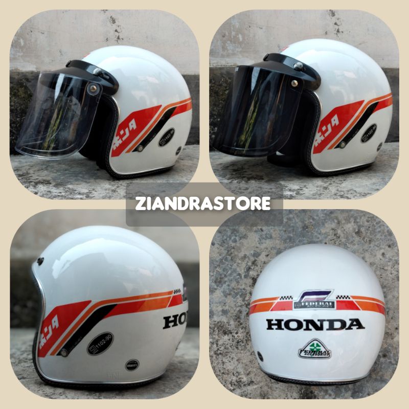 HELM RETRO HONDA GANK  GL SERIES // HELM HONDA // HELM ASTREA // HELM BOGO // Helm Honda gank / Hond