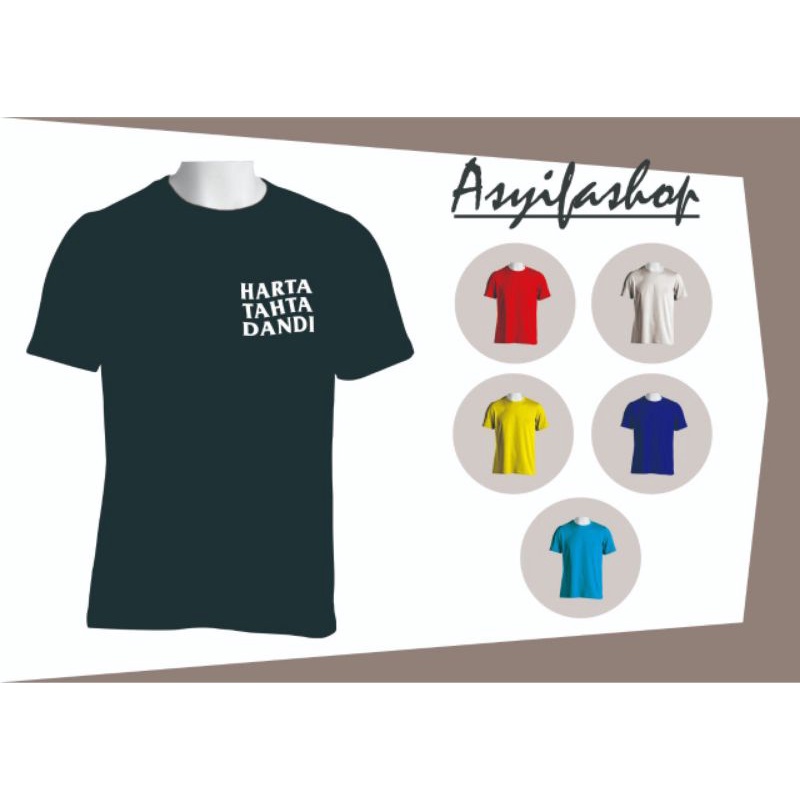 KAOS HARTA TAHTA NAMA logo Murah