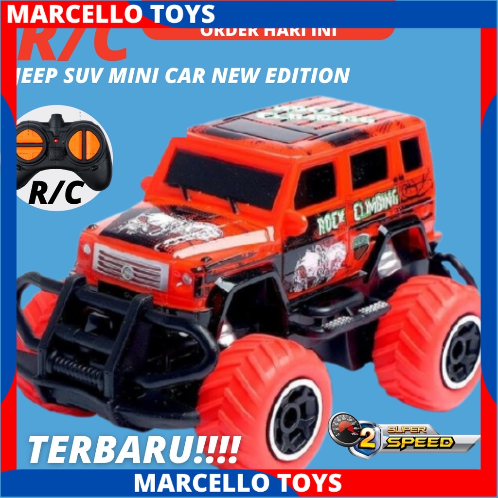 Mobil Remote Control Climber Mini Rc Car jeep Truck Offroad New Versi Model Unik Keren PROMOSI MURAH