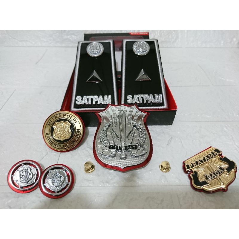 PANGKAT PELAKSANA SATPAM - KEWENANGAN SATPAM - MITRA POLRI - MONOGRAM SATPAM - GADA PRATAMA