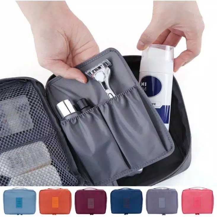 pouch organizer travel tas kosmetik travel organizer TRV