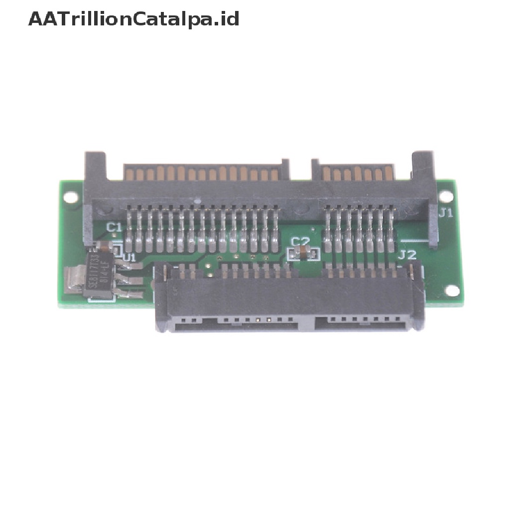 (AATrillionCatalpa) Adapter Hardisk HDD SSD 3.3V Ke 2.5 &quot;22PIN SATA 5V Ukuran 1.8&quot;