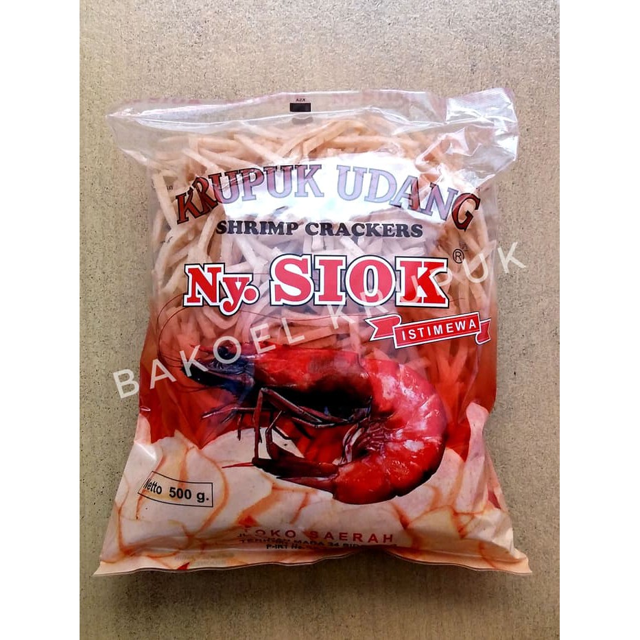 

Krupuk Kerupuk Udang Ny Siok Istimewa Stik Stick Shrimp Cracker 500gr