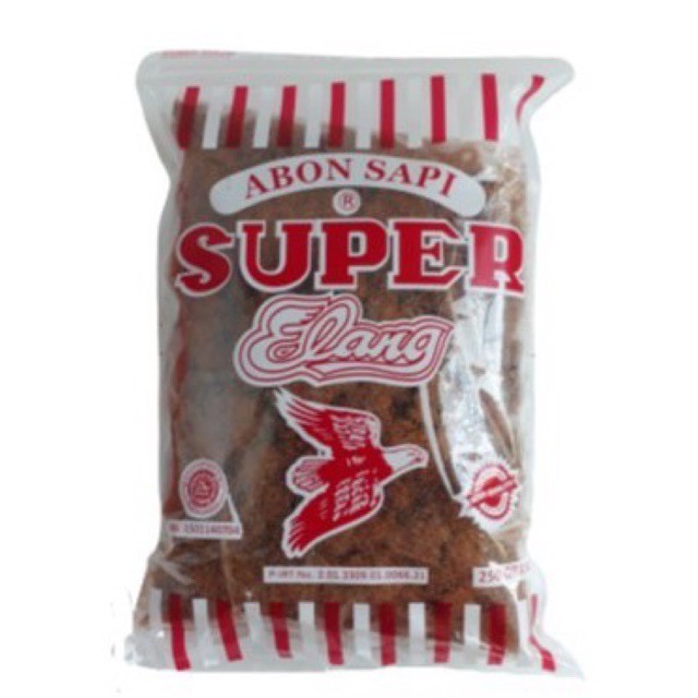 

ds201fs Abon Sapi Super Cap Elang / 250 Gr - Pedas Dscscv