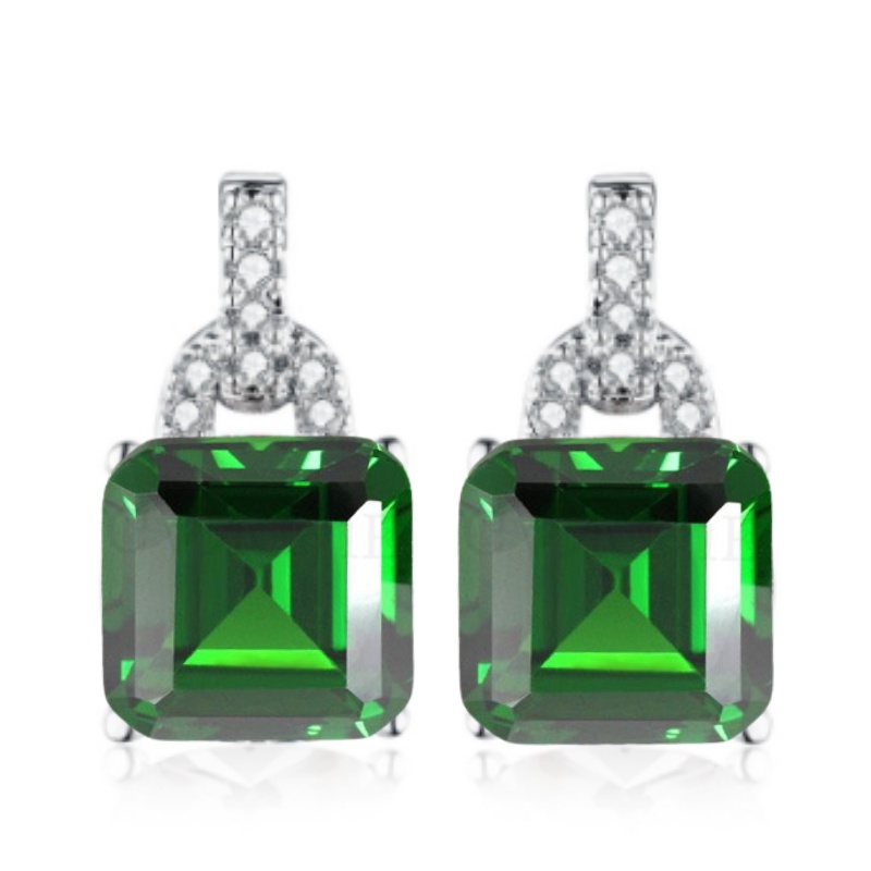 Anting Wanita Berlian Diamond Zirconia Perhiasan Silver Perak JA-012