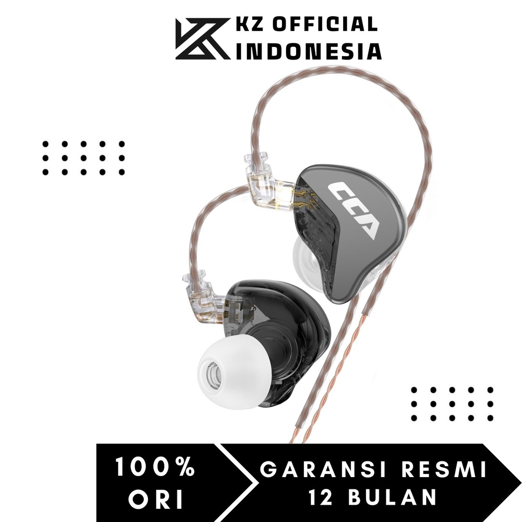 CCA CRA HiFi  In Ear  Metal Earphone with MIC - GARANSI RESMI