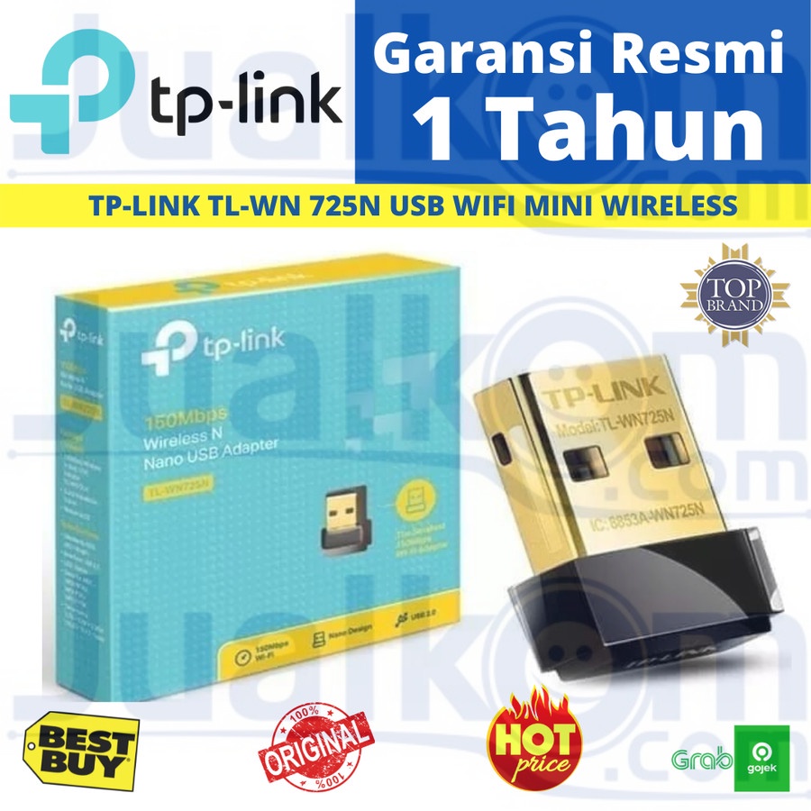 TP-LINK TL-WN725N TPLINK TL-WN 725N USB Wifi Mini Wireless Adapter TP LINK