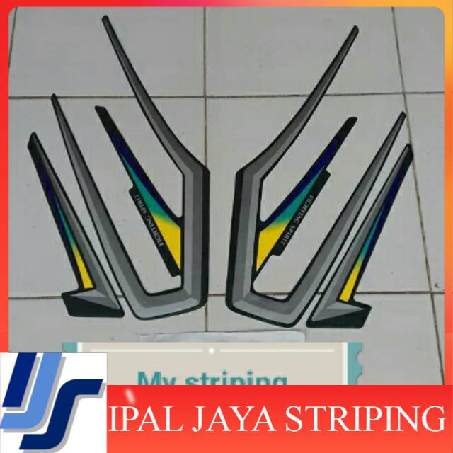 Stiker rx king 2001 hijau
