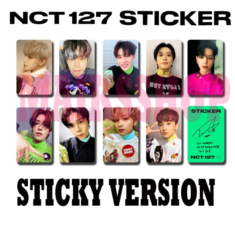 NCT 127 Sticker Photocard Kpop