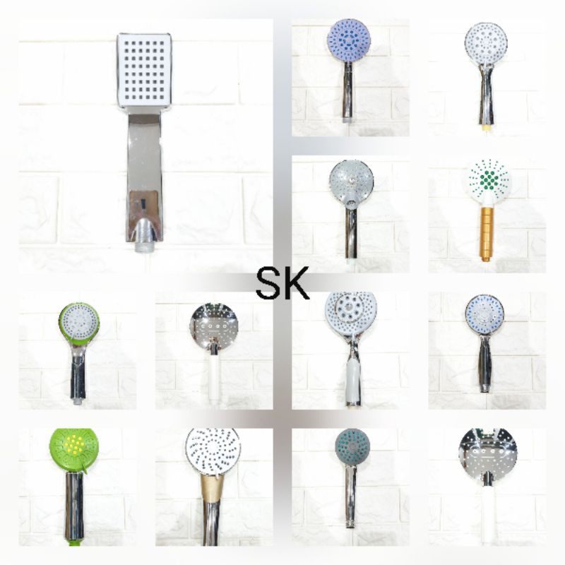Termurah Hand Shower Mandi Set Lengkap Selang Shower &amp; Bracket - Shower Mandi Set Terlengkap