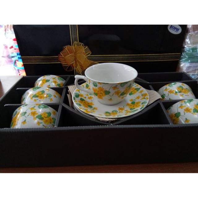 Cangkir set 6 pasang Gelas KOPIN
