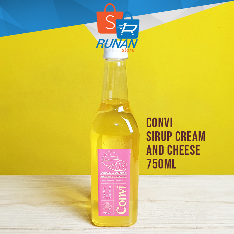 

Sirup Rasa Krim Keju Convi - Cream and Cheese Gourmet Syrup 750ml