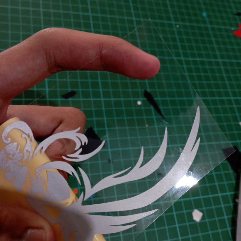 Sticker Cutting Wayang Bus PO Haryanto