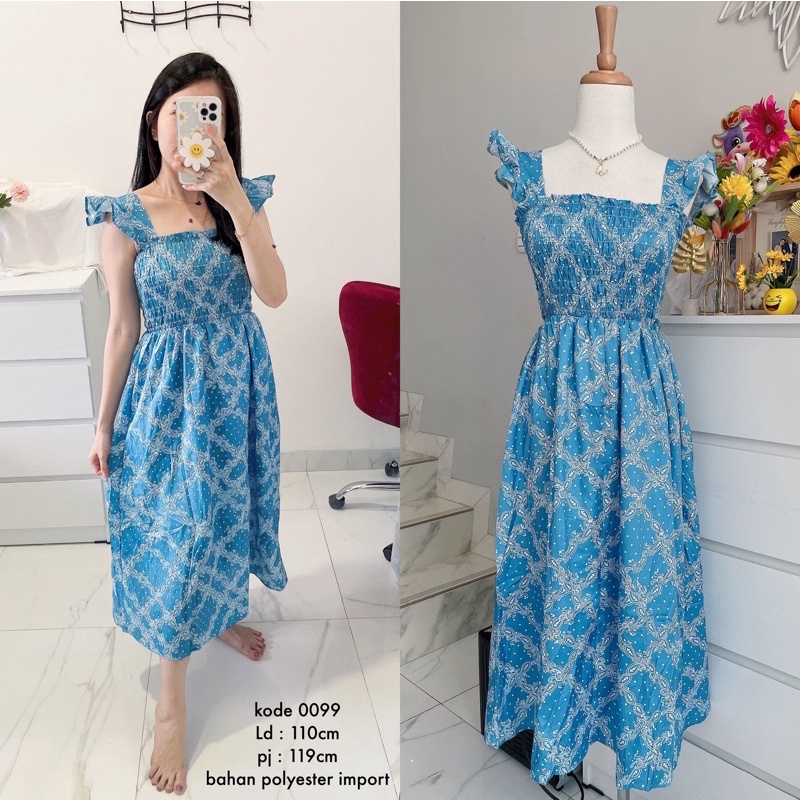 dress wanita import corak,longdres corak wanita import,dress hyesa import murah korean style