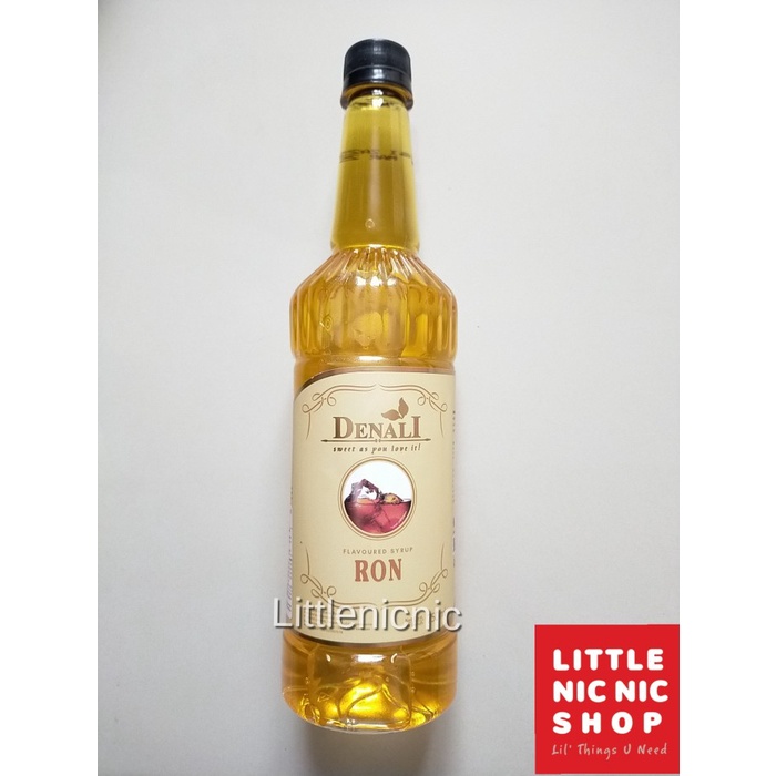 

Sirup Denali Rum Flavoured Syrup minuman cafe