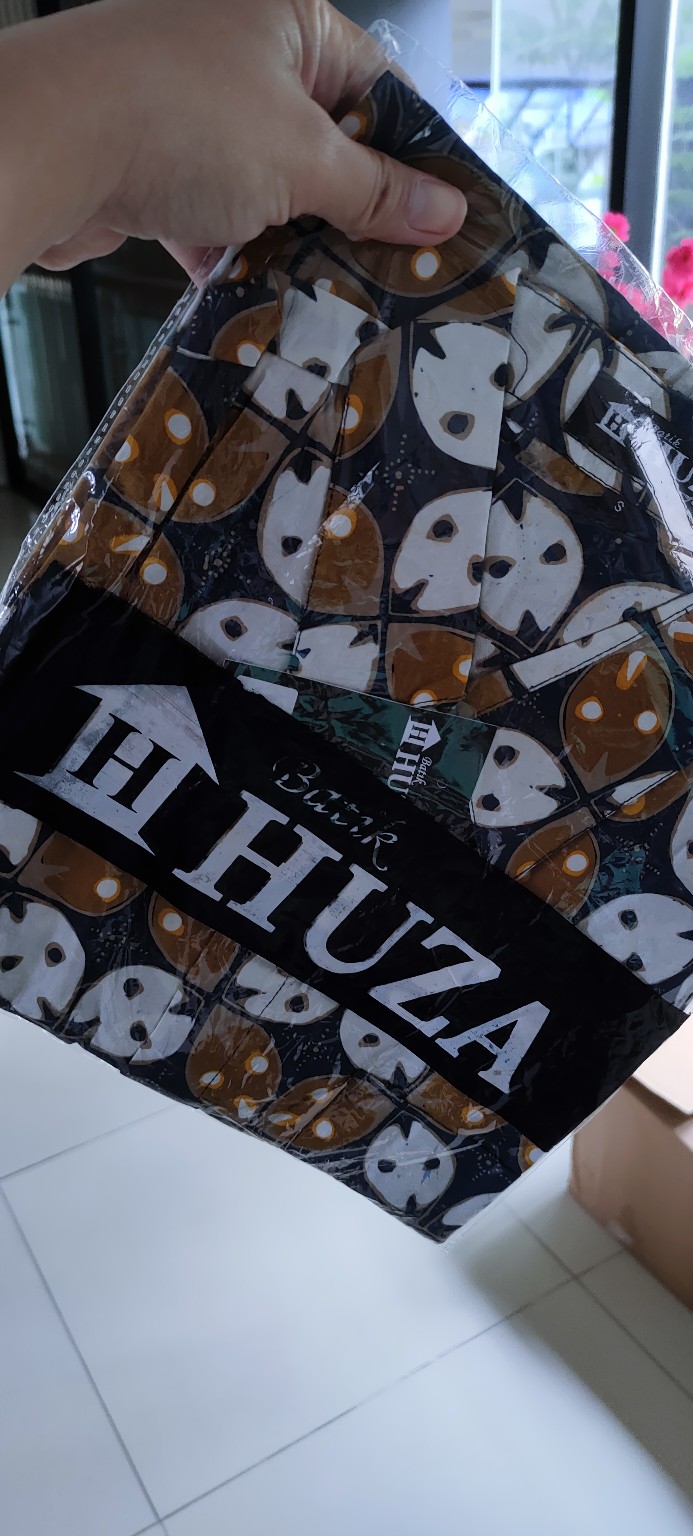 Kemeja Pria Atasan Batik Pria Lengan Pendek Bahan Katun Cap Regular Fit Batik Huza