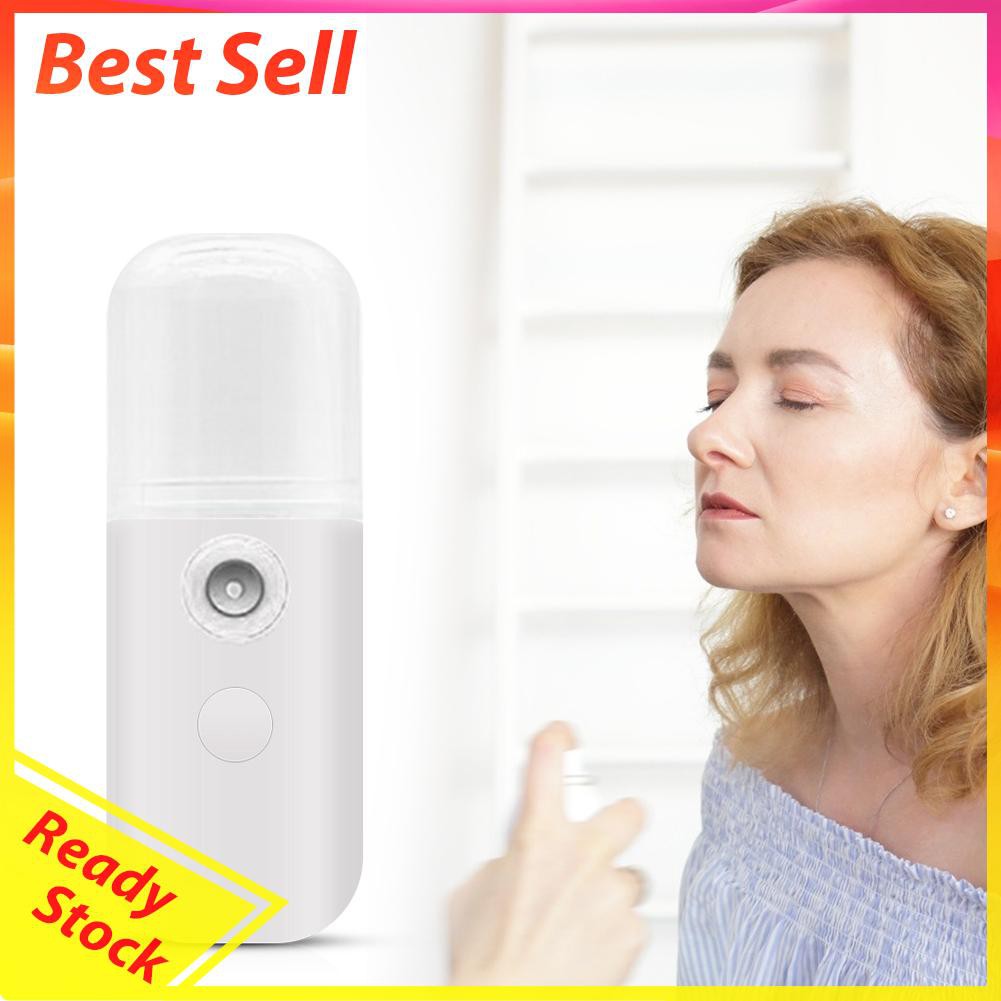 Hotbrand 30ml Nano Mist Sprayer Facial Steam Face Humidifier Spray Beauty Device