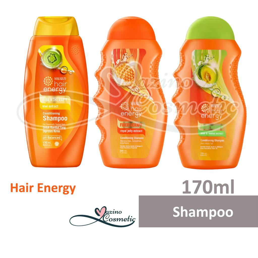 Makarizo Hair Energy Shampoo 170ml | Royal Jelly Extract |  Aloe &amp; Melon Extract | Olive Extract | Kiwi Extract