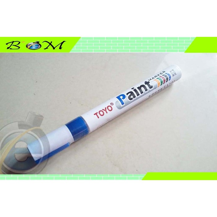 

spidol marker ban tyre toyo paint warna biru blue