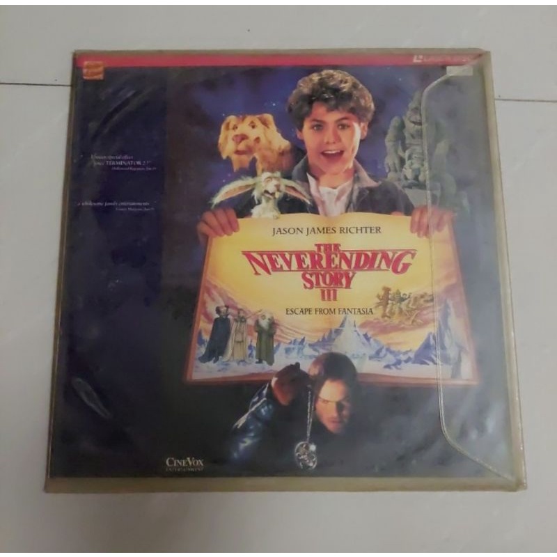 Kaset Laser disc The Never ending Story III